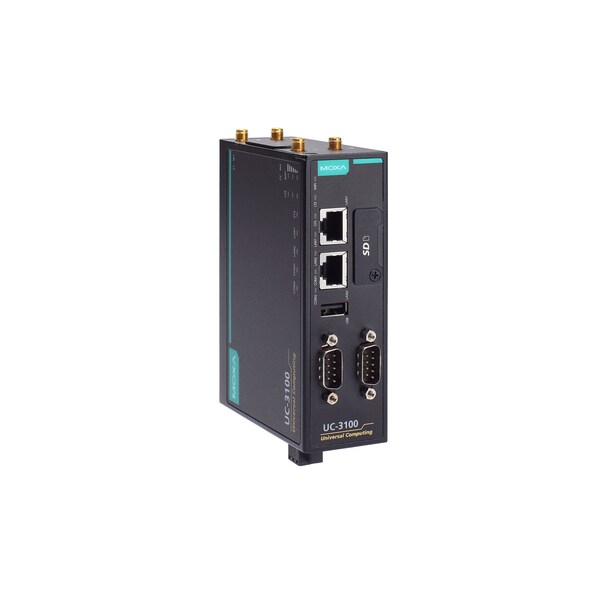 Moxa Arm-Based Wireless-Enabled Din-Rail Indust. Computer, Uc-3121-T-Us-Lx UC-3121-T-US-LX - main